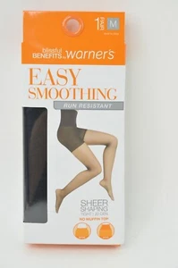Blissful Benefits by Warner's Easy Smoothing Sheer Shaping Tights Medium - Picture 1 of 7