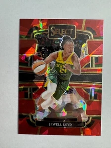 2024 Panini Select - Concourse #17 Jewell Loyd Red Cracked Ice - Foto 1 di 2