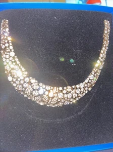 Heidi Daus "Fantasy in Flight" Kristall Libelle Halsband Halskette 280 $ RET - Bild 1 von 4