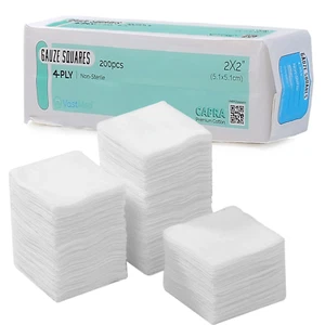 Almohadilla de esponjas premium no tejidas/no estériles de gasa CAPRA 4000 piezas de | Absorbente Sp - Imagen 1 de 12
