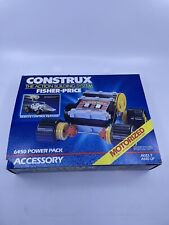 Vintage Fisher Price Construx Action Building System 6450 Power Pack in Box 1985