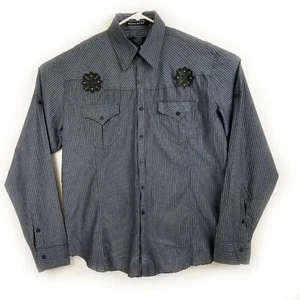 Monarchy Rock Rebel Shirt Men's Factory Distressed NWT XXXL MSRP $120 - Picture 1 of 12