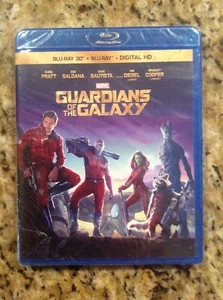 Guardians of the Galaxy 3D (Blu-Ray/3D/Digital,2014,2 Disc)NEW Authentic Disney - Picture 1 of 3