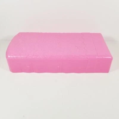 Cama Barbie Dream House 2015 rosa com laços peça de reposição Mattel CJR47 - Imagem 1 de 4