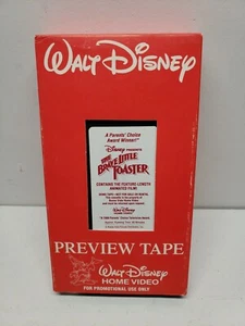 Walt Disney Preview Tape For Promotional Use Only The Brave Little Toaster Rare! - Picture 1 of 4