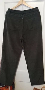 VTG LL Bean Khaki GREEN Mom Jeans Relaxed Fit High Waist Size 16 T Tall RN 71341 - Picture 1 of 6