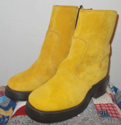 女式 Durango 尺码 5 M Goldenrod 踝靴全新带标签! — 第 1/4 张图片