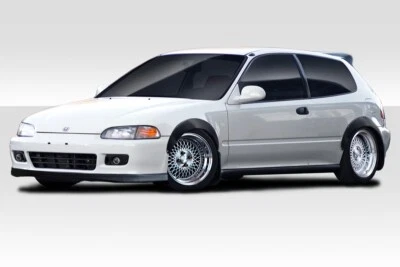 For 1992-1995 Civic 2dr / HB Duraflex J Spec Fender Flares - 4 Piece - Image 1 of 4