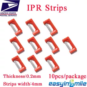 Tiras de esmalte de reducción interproximal de ortodoncia dental DPI 0,2 MM 10 piezas - Imagen 1 de 5