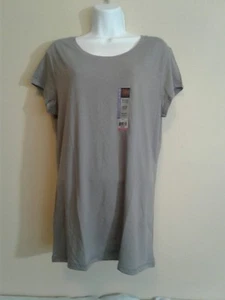 BRAND NEW NO BOUNDRIES GRAY LADIES SHORT SLEEVE T-SHIRT SIZE: JUNIORS XXL - Picture 1 of 3