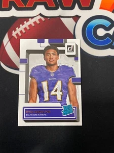 KYLE HAMILTON RC 2022 Panini Donruss Canvas Ritratto Rated Rookie #338 Ravens - Foto 1 di 2