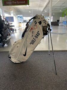 Nike Sport Lite Golf Bag Off White DIY With Zip Tie Stand Bag