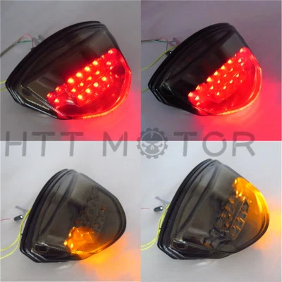 HongK 2007-2008 Suzuki GSXR1000 Smoke Led Tail Brake Light Turn Signals - Image 1 of 4