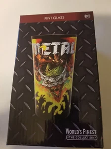 CULTUREFLY WORLD'S FINEST DARK KNIGHTS METAL PINT GLASS - Picture 1 of 4