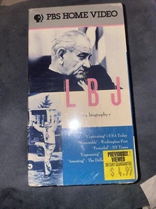 PBS Home Video LBJ A Biography Rare Video 2 VHS Tape Set New and Sealed - Picture 1 of 1