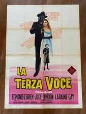 RR,MANIFESTO,2F,poster,LA TERZA VOCE The Third Voice.1960,O'Brien J.London L.Day