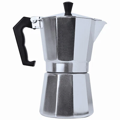Epoca PES-3306 Primula Stovetop Espresso Maker, Aluminum, 6 Cups - Quantity 1 - Image 1 of 2
