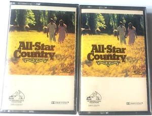 All Star Country Vol 1 & 2 Various Artists (Cassette Alabama Willie Nelson Tanya - Picture 1 of 8