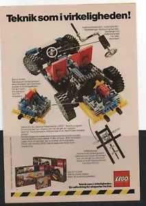 LEGO ADVERTISING INSERTS # 5-1033 # TECHNIC - MACHINES # 1980 # - Picture 1 of 1