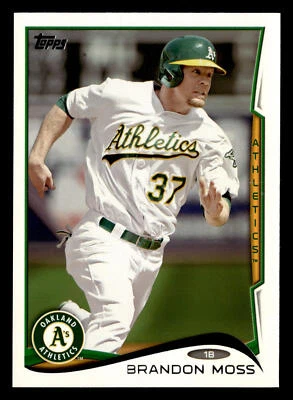 Brandon Moss 2014 Topps #471 Oakland Athletics BASEBALL CARD - Image 1 of 2