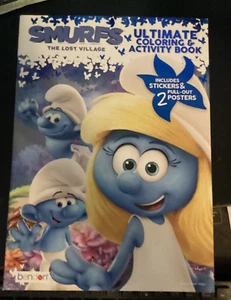 SMURFSTHE LOST VILLAGE  STICKERS  2 PULL-OUT POSTERS - Bild 1 von 1