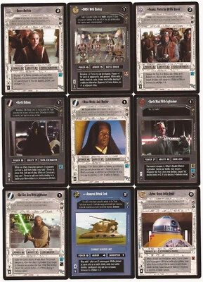 complete THEED PALACE set (120 + 2) [NM/M unplayed] star wars ccg - Image 1 of 2
