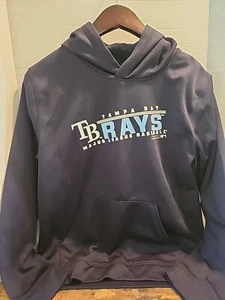 Tampa Bay Rays Performance Hooded Sweatshirt Youth Large Official Merchandise  - Picture 1 of 6