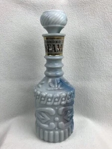 Vintage 1972 Jim Bean Kentucky Derby Decanter Blue Gray Glass New - Picture 1 of 5