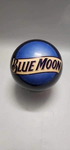 RARE Blue Moon 10 pound lb BOWLING BALL beer alcohol pilsner budweiser drilled - Picture 1 of 4