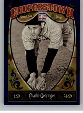 2013 Panini Cooperstown HOF Baseball Green or Blue Crystal Shards Pick From List