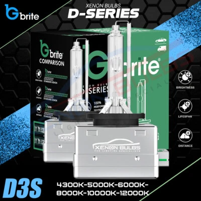 2X 35W D3S HID Xenon Bulb Car Headlamp Headlight Lamp 5000K 6000K 8000K 12V - Image 1 of 4