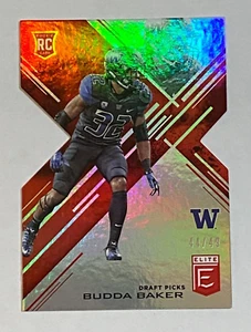 2017 Panini Elite Draft Picks Status Die Cut Red #129 Rookie Budda Baker /49 - Picture 1 of 2