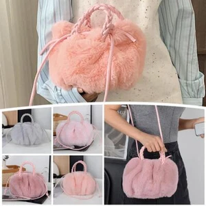 Plush Bag Cute Pumpkin Hand Oblique Autumn and Winter Bag. Shoulder Cloud H9X9 - Picture 1 of 22
