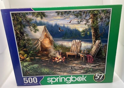 Evening At The Lake, Jigsaw Puzzle 500 pc, Springbok, Free Shipping!! - Image 1 of 2