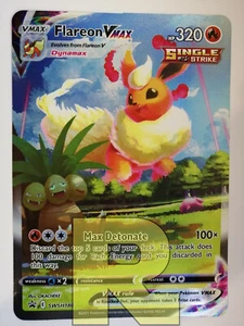 Flareon VMAX ® OVERSIZE JUMBO SWSH180 ® Full Art Alternative ® Pokemon Inglese - Picture 1 of 3