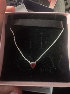 Pandora Sparkling Heart Halo Pendant Collier Necklace 45cm - BRAND NEW - Picture 1 of 2