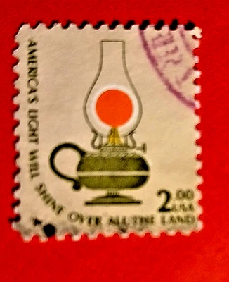 SCOTT # 2195   &  2875 - SET OF 2 USED $2.00 STAMPS - SEE PHOTOS -    VF / XF - Image 1 of 2