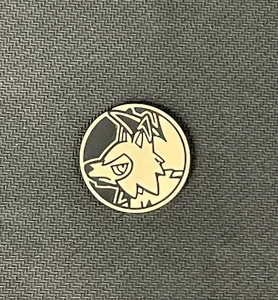 1x Lycanroc Coin  Pokemon Card TCG Collector Coins - Picture 1 of 2