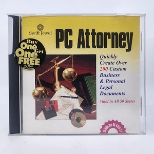 Swift Jewel PC Attorney CD-ROM Windows 95 und 3.1 Wills Trusts Business Personal - Bild 1 von 4