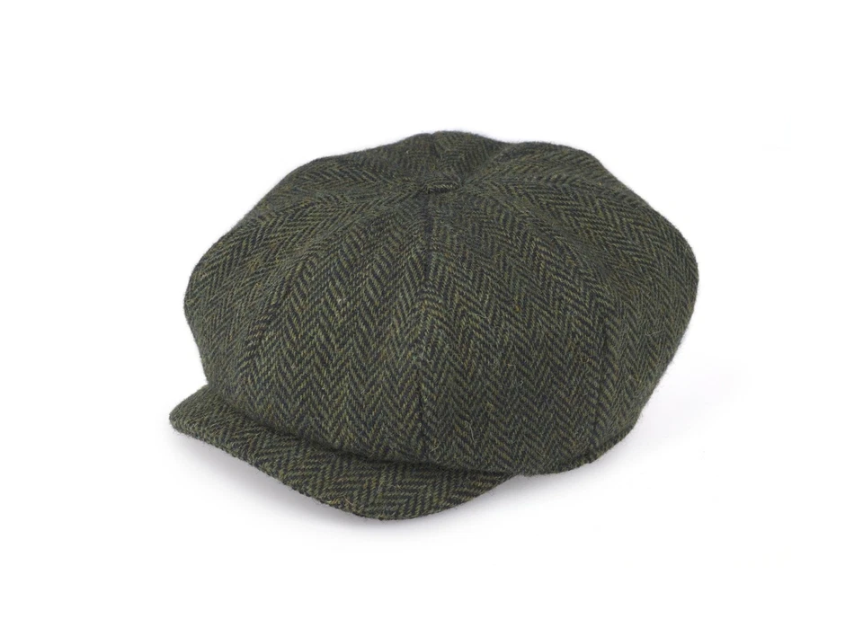 Hanna Hats Para Hombre Donegal Tweed JP Gorra Irlandesa Gorra Plana Gorra de Newsboy Hecha en Irel... Foto 1 de 1