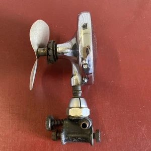 30 's 40 's TRICO STYLE CHROME INTERIOR MOUNTED VACUUM FAN STUDEBAKER CHEVY OLDS - Picture 1 of 11