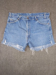 Levi's 505 Orange Tab Cut-Off Shorts Herren 40 (37x3) Vintage Medium Blue Wash - Bild 1 von 13