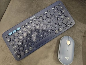 Logitech K380 Keyboard + Mouse M350 - Afbeelding 1 van 7
