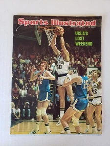 BILL WALTON Sports Illustrated Magazine FEB 1974 UCLA Bruins EX NO LABEL - Picture 1 of 2