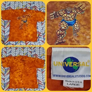 marvel the thing vintage tshirt mens xl tie dye 1999 universal studios single - Picture 1 of 13