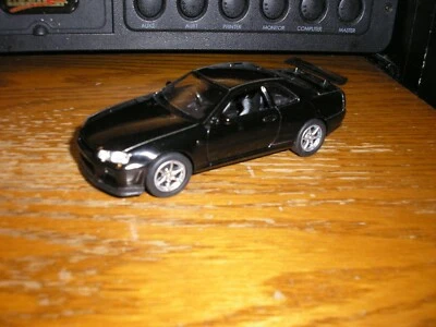 RARO Personalizado 1/43? Llantas cromadas negras Nissan Skyline GT-R 4 5/8" acción trasera Foto 1 de 4