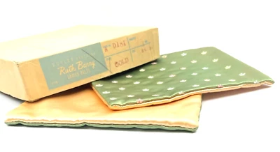 Vintage Ruth Barry Lingerie Box Garter Belt Butler Brothers Satin Hosiery Bag - Image 1 of 4