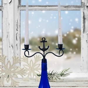 FlaschenKerzenhalter Flaschenlicht FlaschenAufsatz für Kerzen + Windlichtaufsatz - Bild 1 von 12