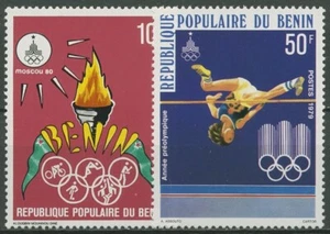 Benín 1979 Juegos Olímpicos de Moscú salto de altura 189/90 sin usar - Imagen 1 de 1