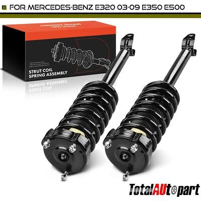 2x Conjunto completo de puntal y muelle helicoidal para Mercedes-Benz E320 03-09 3,2 L delantero Foto 1 de 4